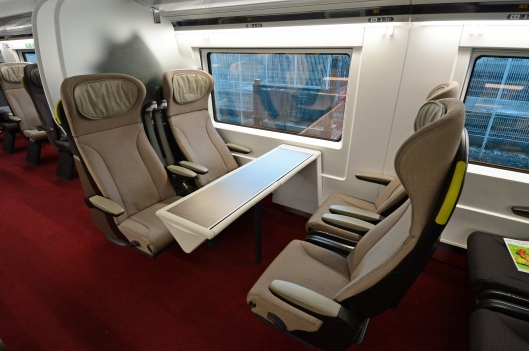 DG247036. Eurostar e320. Interior coach No1 (end car) 14.6.16